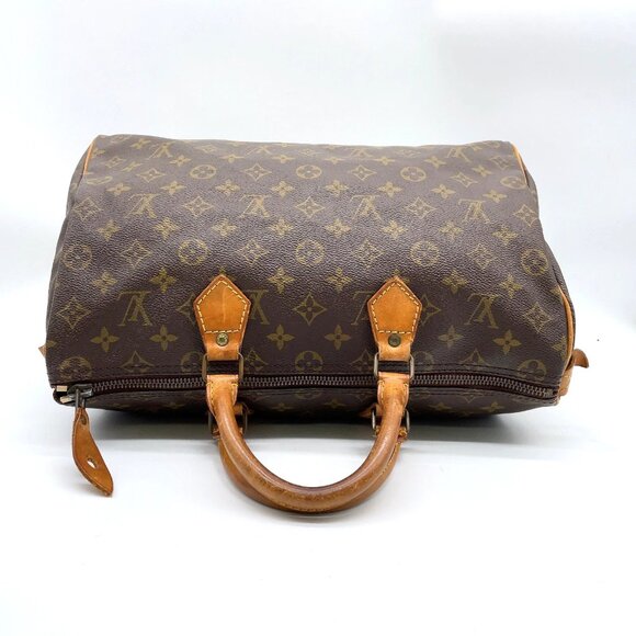 Louis Vuitton Monogram Speedy 35 W/Bag/Padlock Hand Bag lux413-093025 - Picture 11 of 16